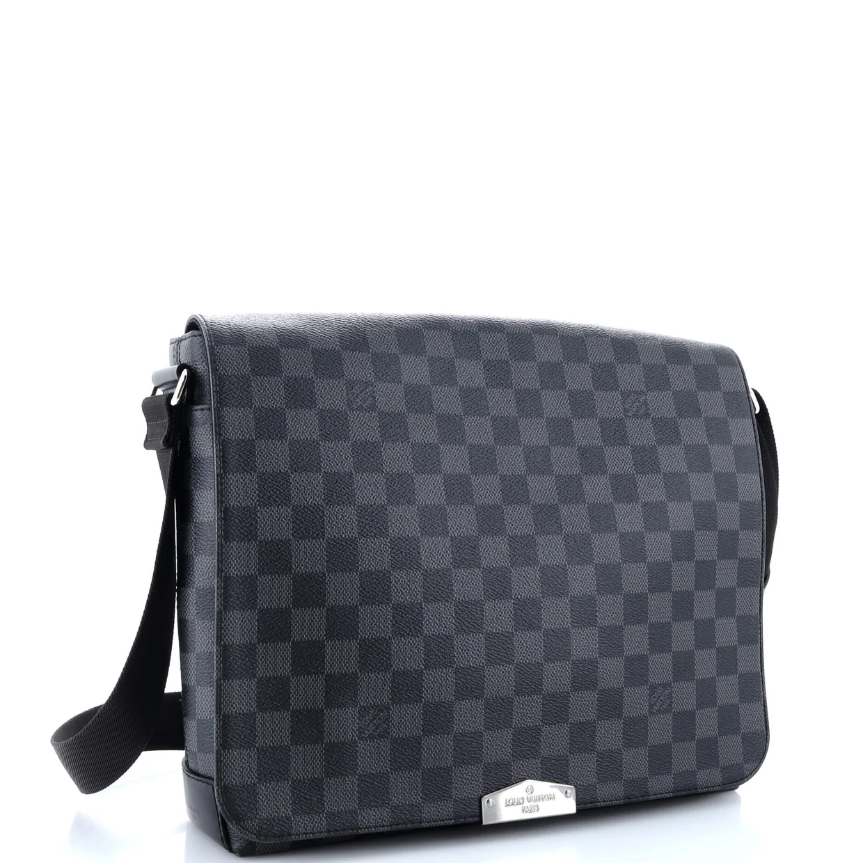 District NV2 Messenger Bag Damier Graphite MM - Deep Luxury