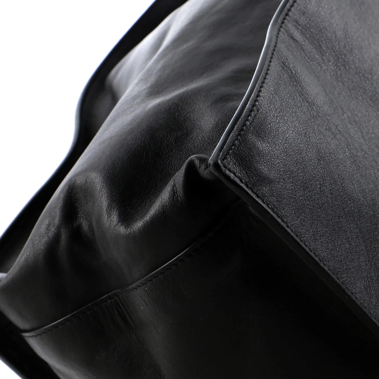 Rive Gauche Shopper Tote Leather Tall - Deep Luxury