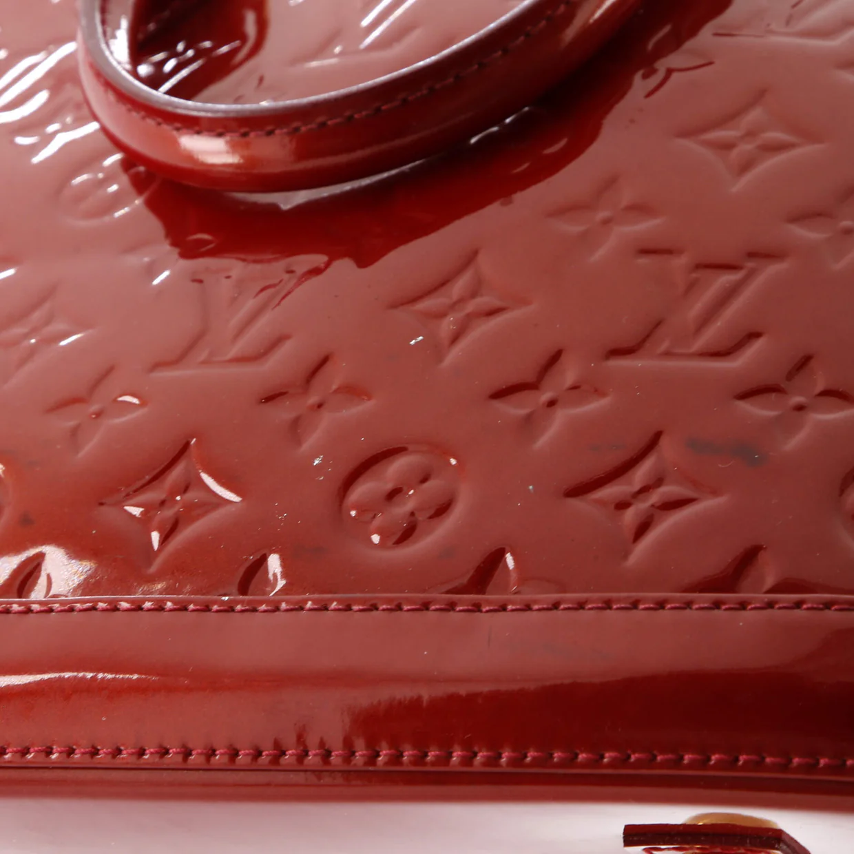 Alma Handbag Monogram Vernis PM - Deep Luxury