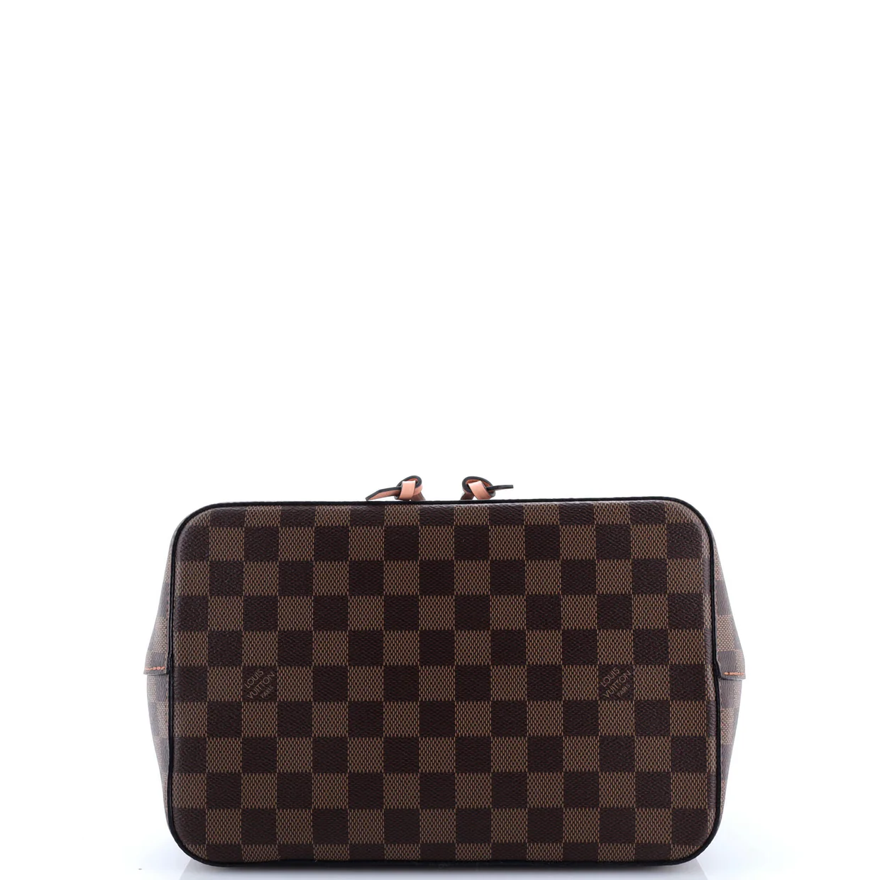 NeoNoe Handbag Damier with Leather MM - Deep Luxury