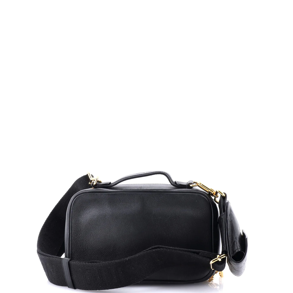 Utility Crossbody Bag Calfskin with Embossed Monogram Detail - Deep Luxury