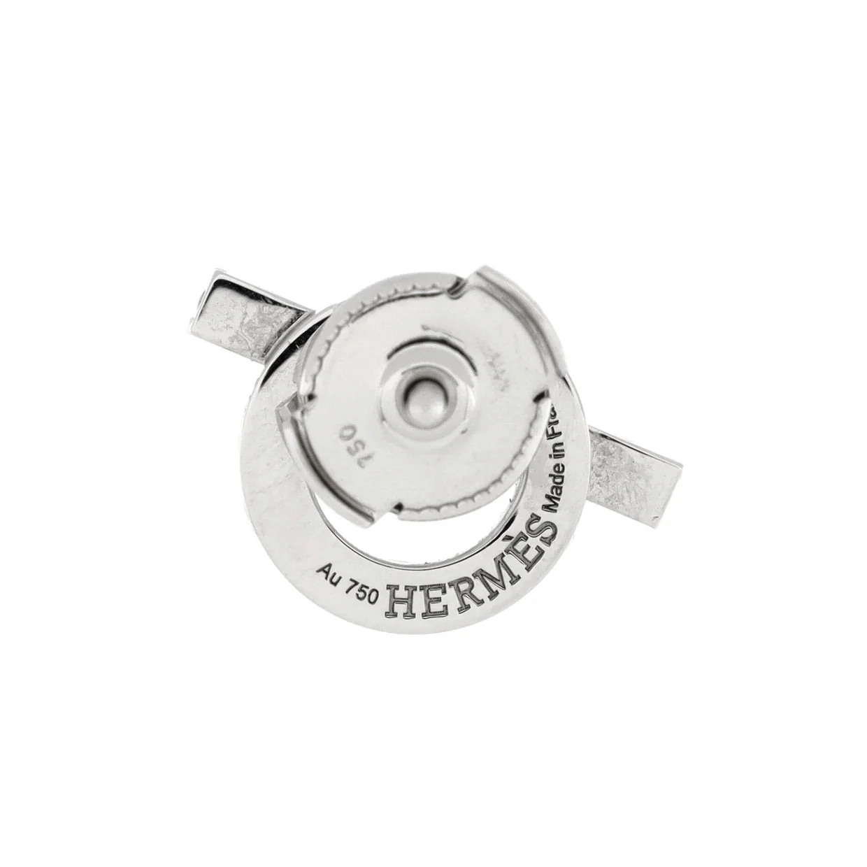 Finesse Stud Earrings 18K White Gold and Diamonds - Deep Luxury