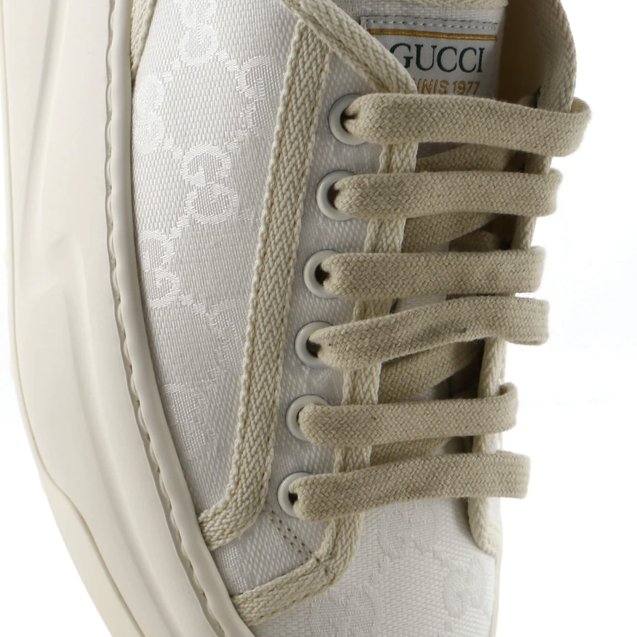 Women's 1977 Tennis Platform Sneakers GG Canvas - Deep Luxury