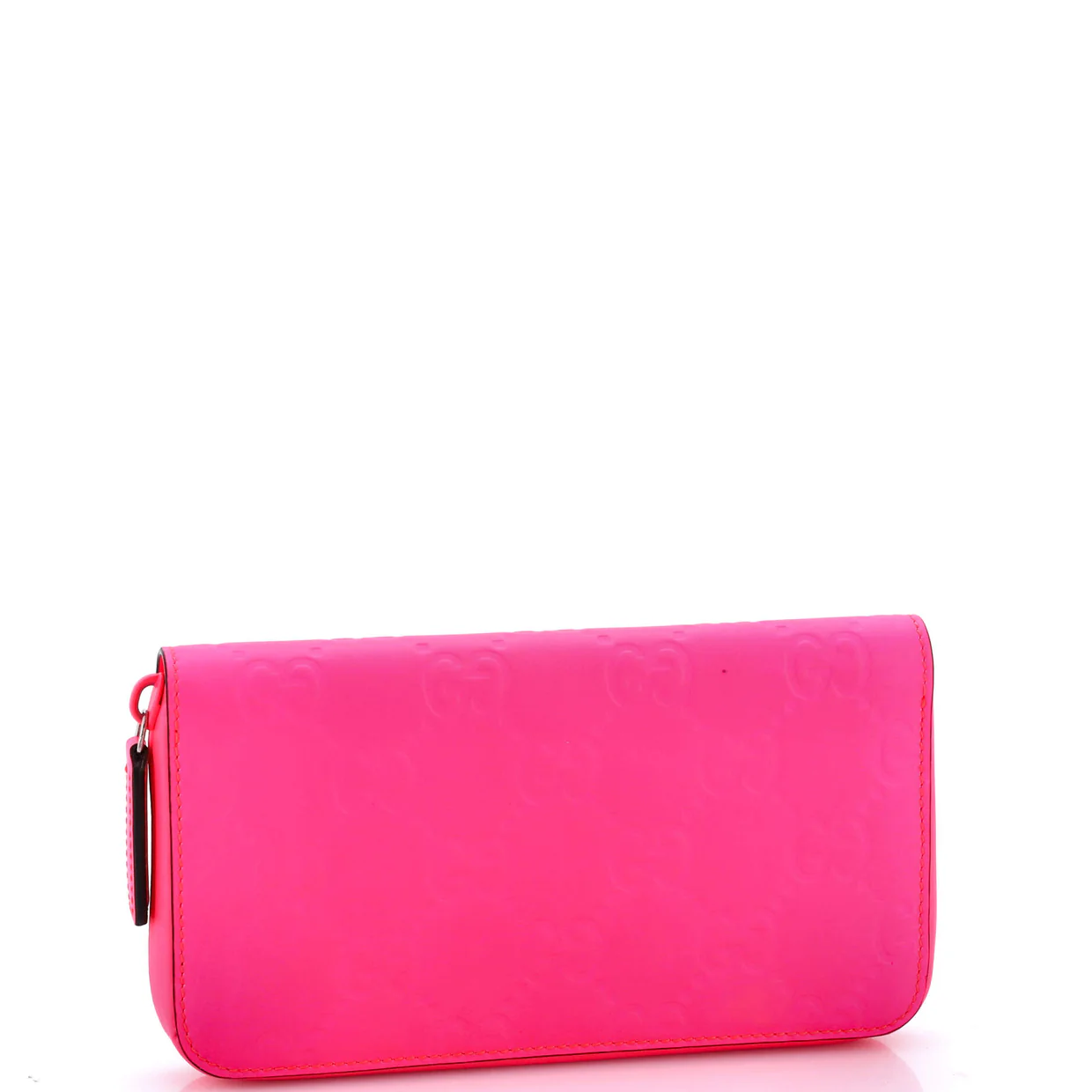 Zip Around Wallet GG Rubber Effect Leather - Deep Luxury