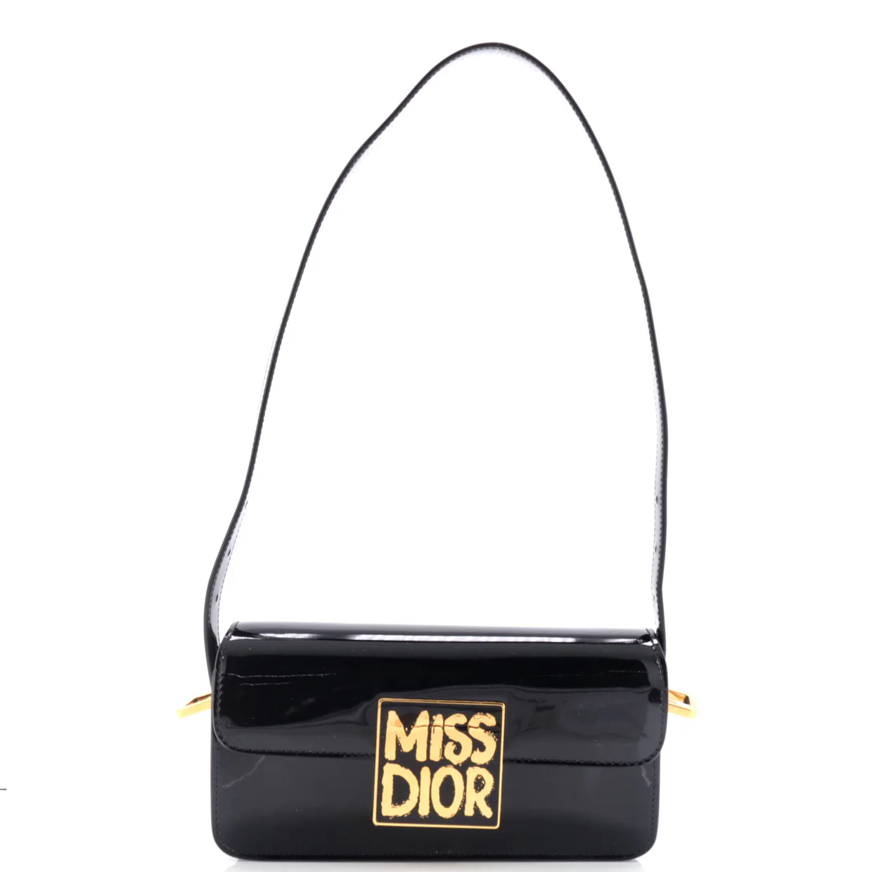 Miss Dior Flap Bag Patent - Deep Luxury