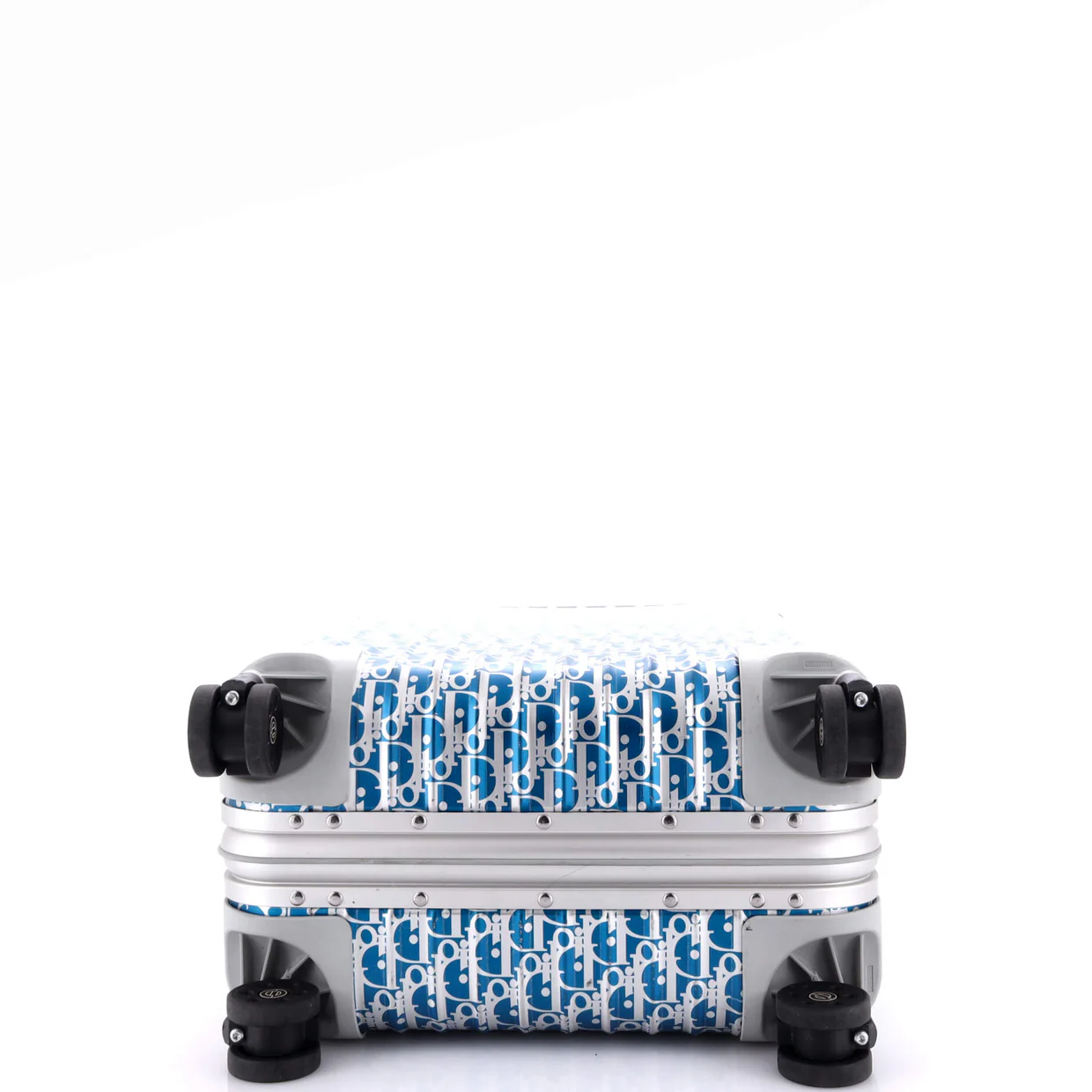 Dior x Rimowa Cabin Trolley Oblique Aluminum - Deep Luxury