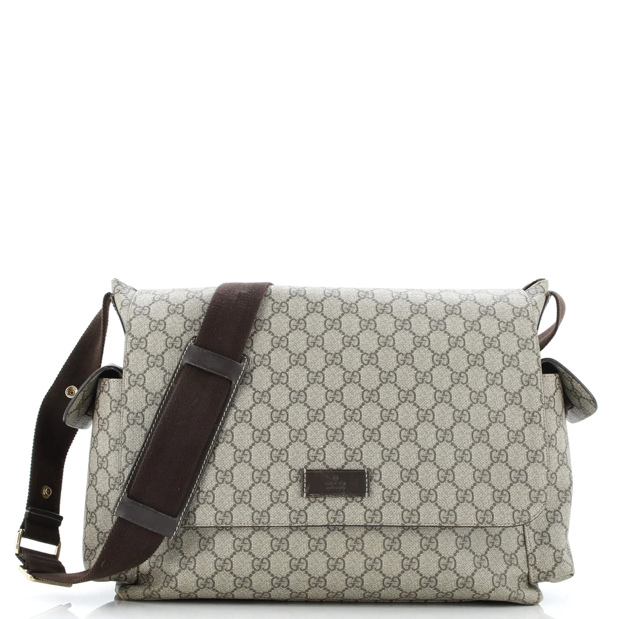 Diaper Bag GG Coated Canvas - Deep Luxury