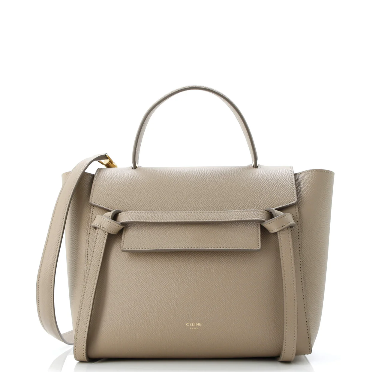 Belt Bag Textured Leather Micro - Deep Luxury