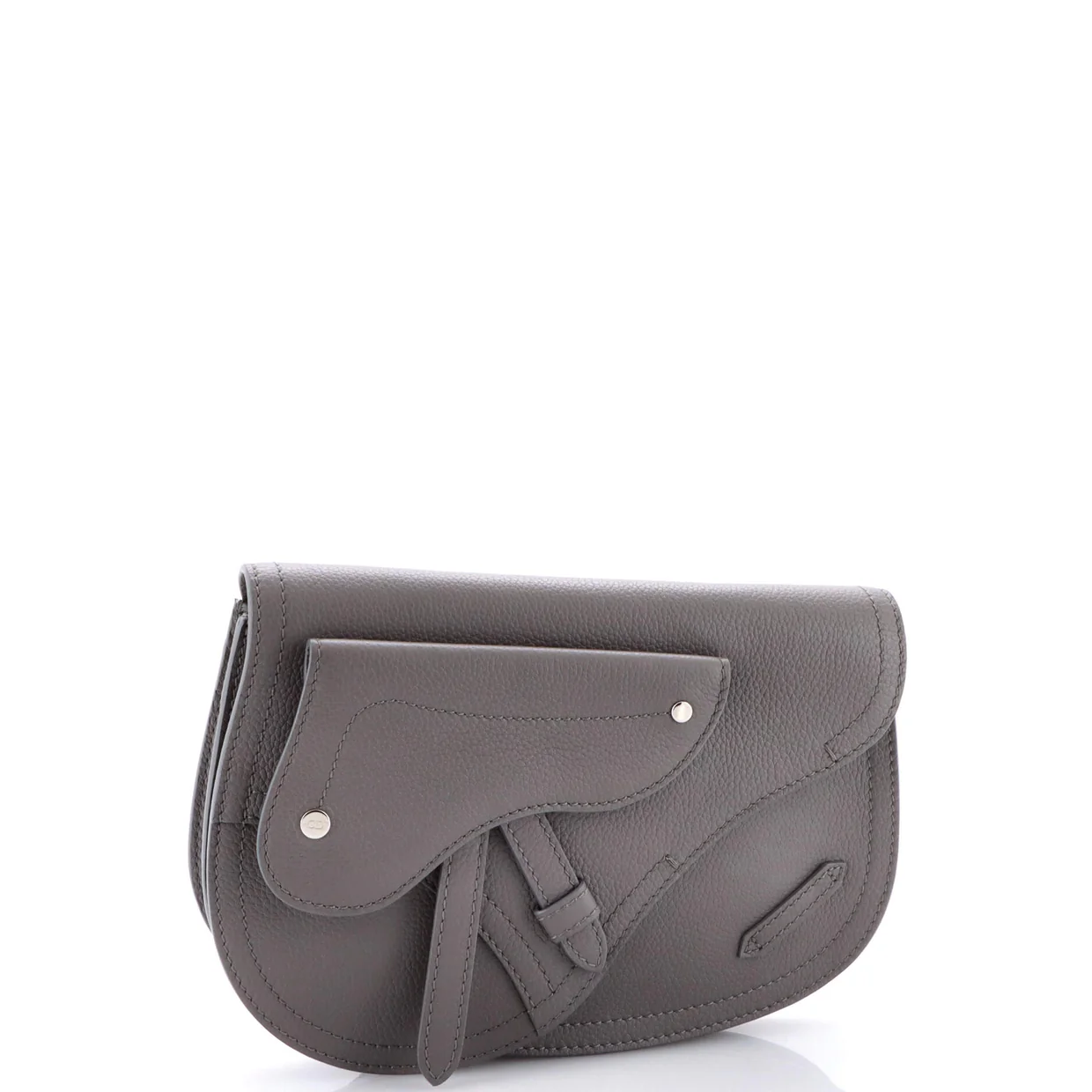 Saddle Messenger Pouch Leather - Deep Luxury