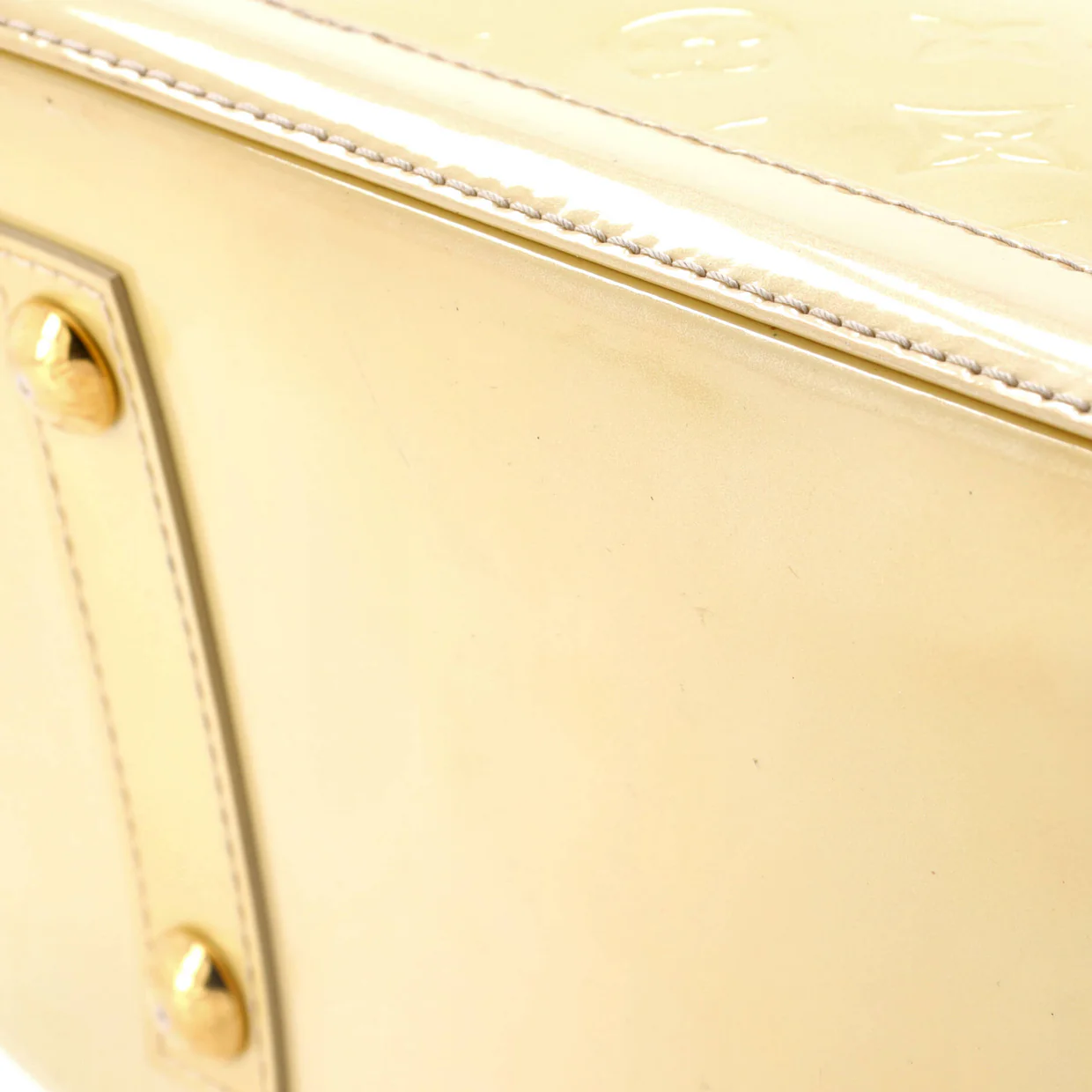 Alma Handbag Monogram Vernis PM - Deep Luxury