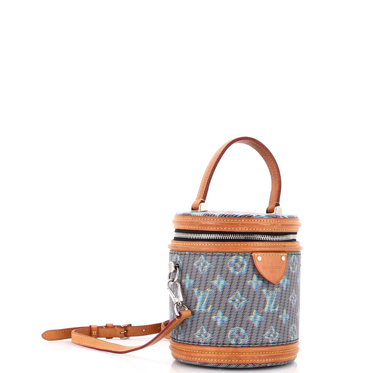 Cannes Handbag Damier Monogram LV Pop Canvas - Deep Luxury