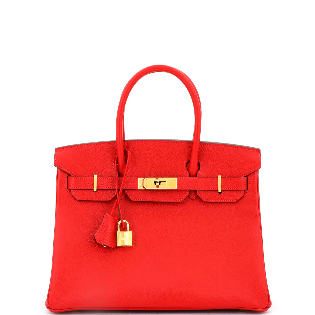 Birkin Handbag Rouge Casaque Epsom with Gold Hardware 30 - Deep Luxury