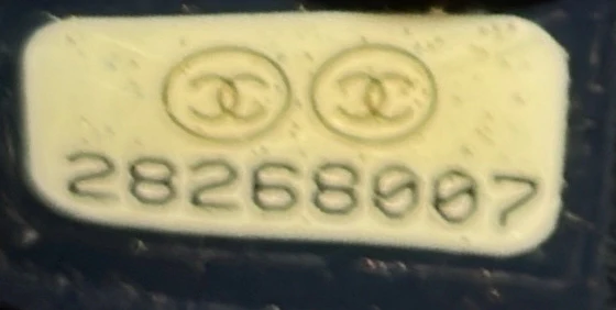 Paris-New York North South Boy Flap Bag Striped Lambskin Small - Deep Luxury