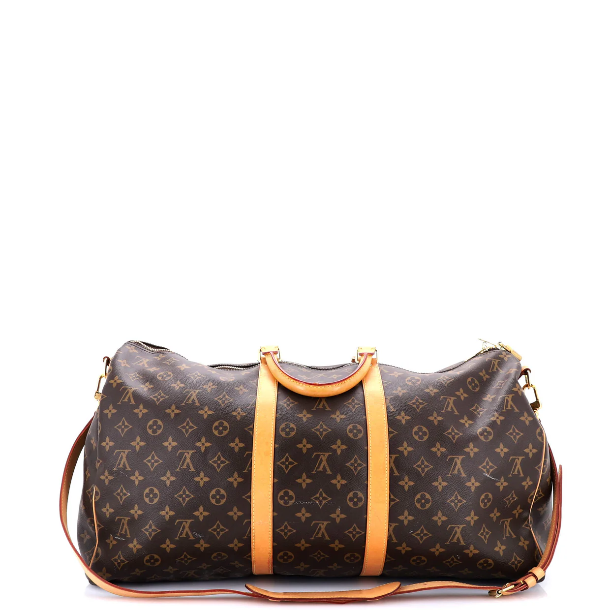 Keepall Bandouliere Bag Monogram Canvas 55 - Deep Luxury