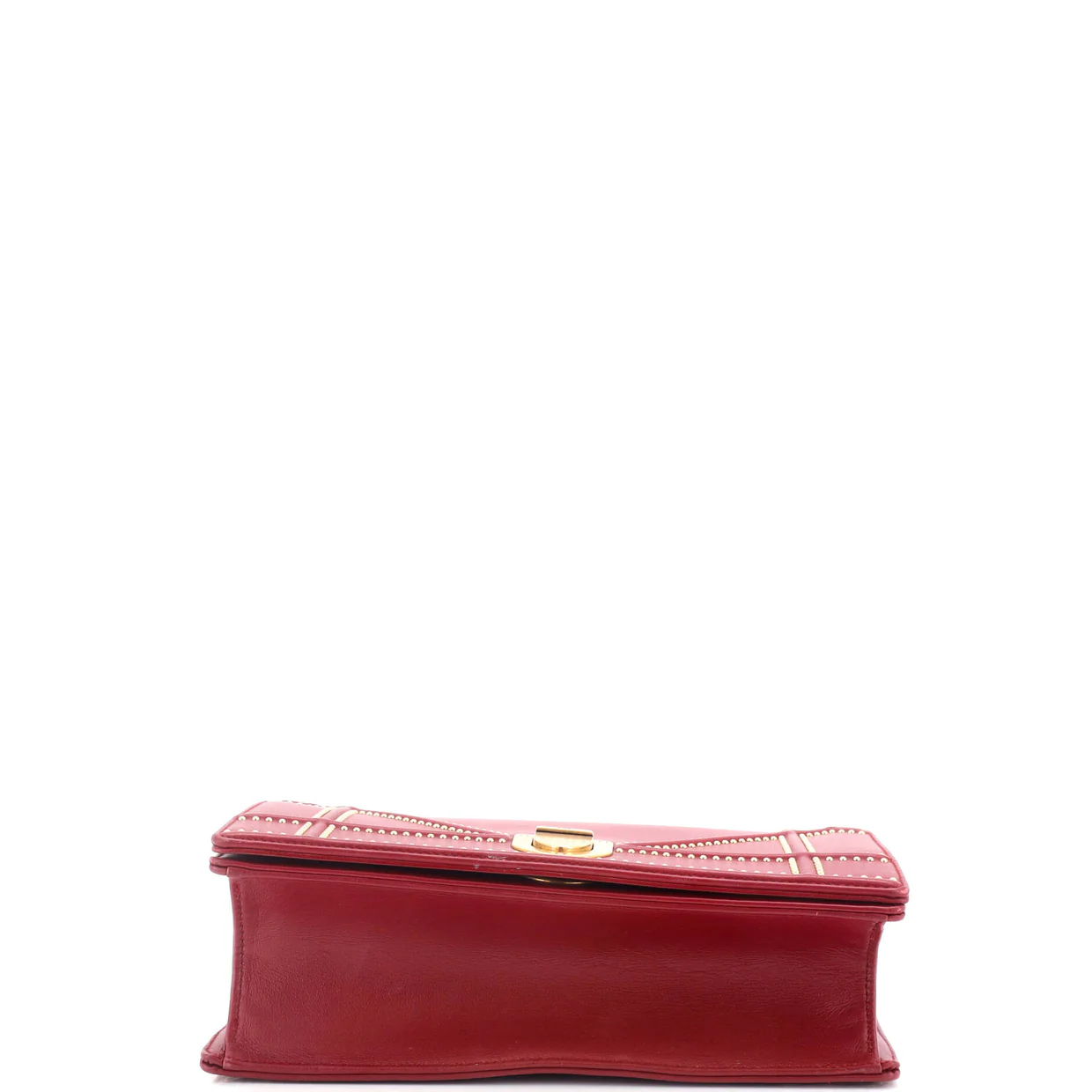 Diorama Flap Bag Studded Leather Medium - Deep Luxury