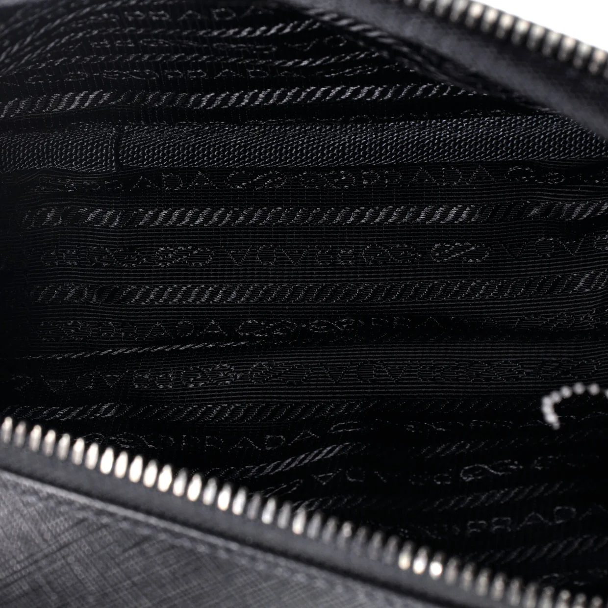 Brique Camera Crossbody Bag Re-Nylon with Saffiano Leather Small - Deep Luxury
