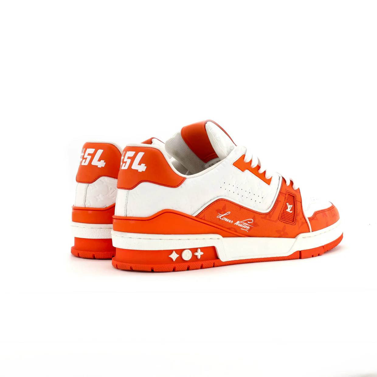 Men's LV Trainer Sneakers Monogram Taigarama and Leather - Deep Luxury