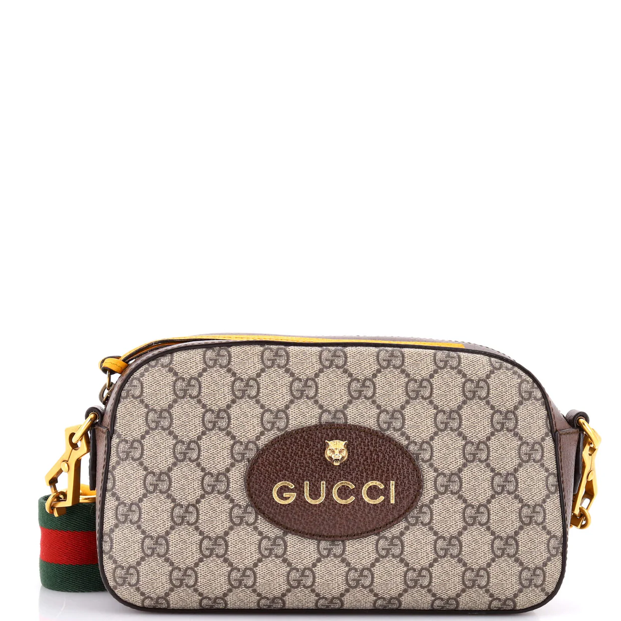 Neo Vintage Camera Messenger Bag GG Coated Canvas - Deep Luxury