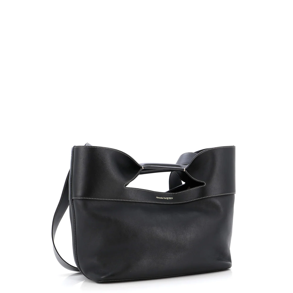 The Bow Bag Leather Small - Deep Luxury