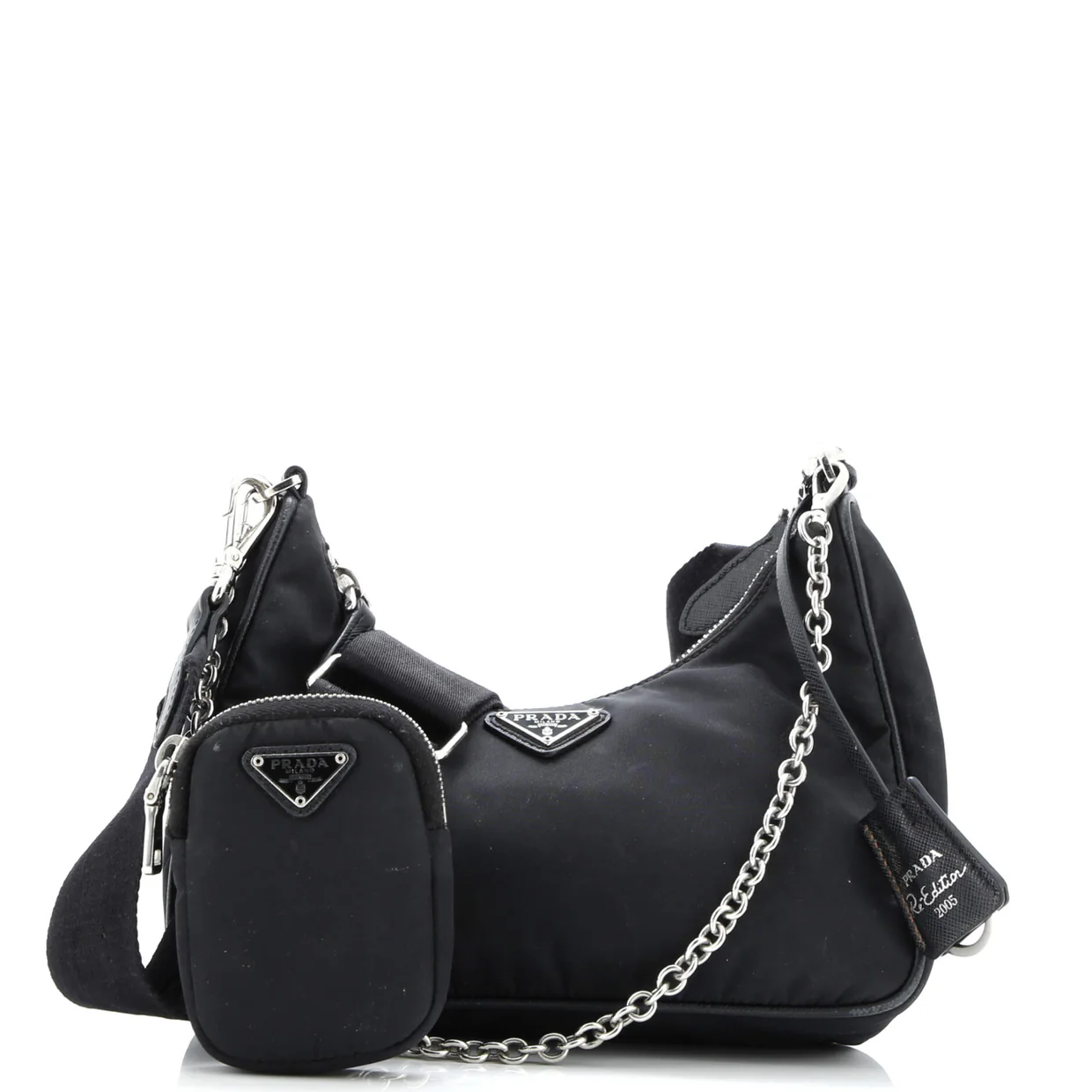 Re-Edition 2005 Shoulder Bag Tessuto Small - Deep Luxury
