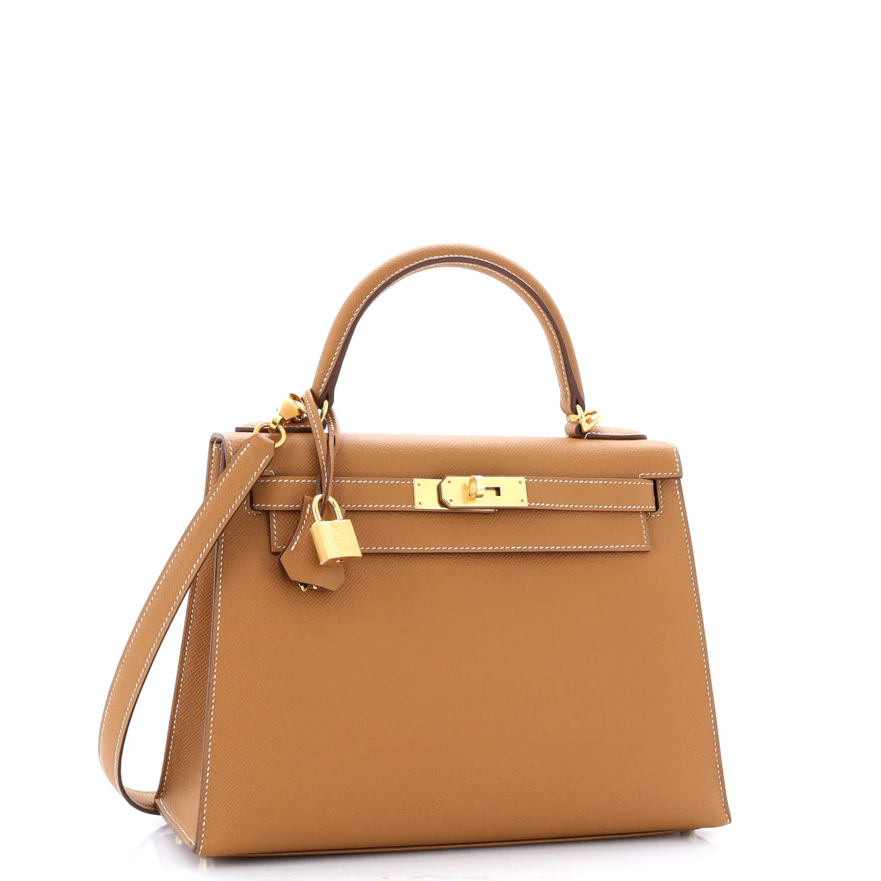 Kelly Handbag Gold Epsom with Gold Hardware 28 - Deep Luxury