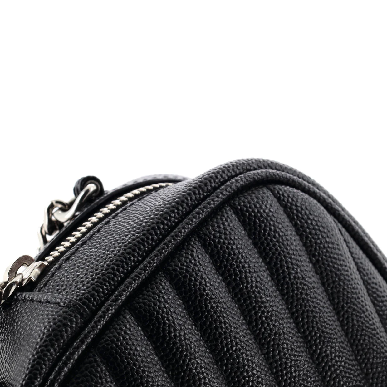 Lou Camera Bag Matelasse Chevron Leather Mini - Deep Luxury