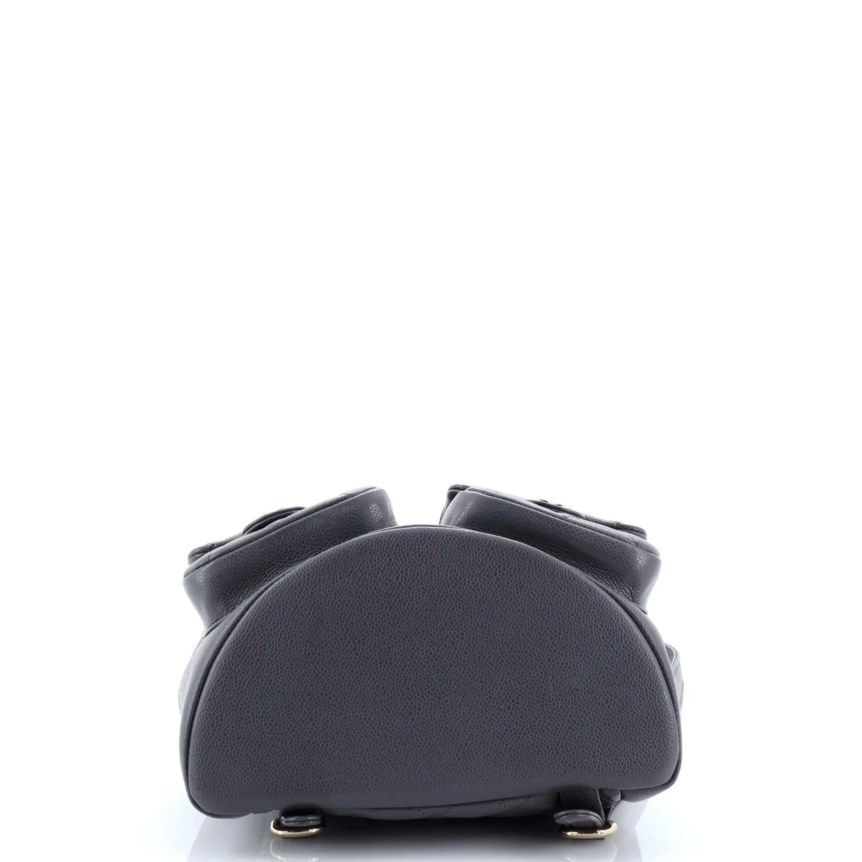 Duma Pockets Drawstring Backpack Quilted Caviar Small - Deep Luxury