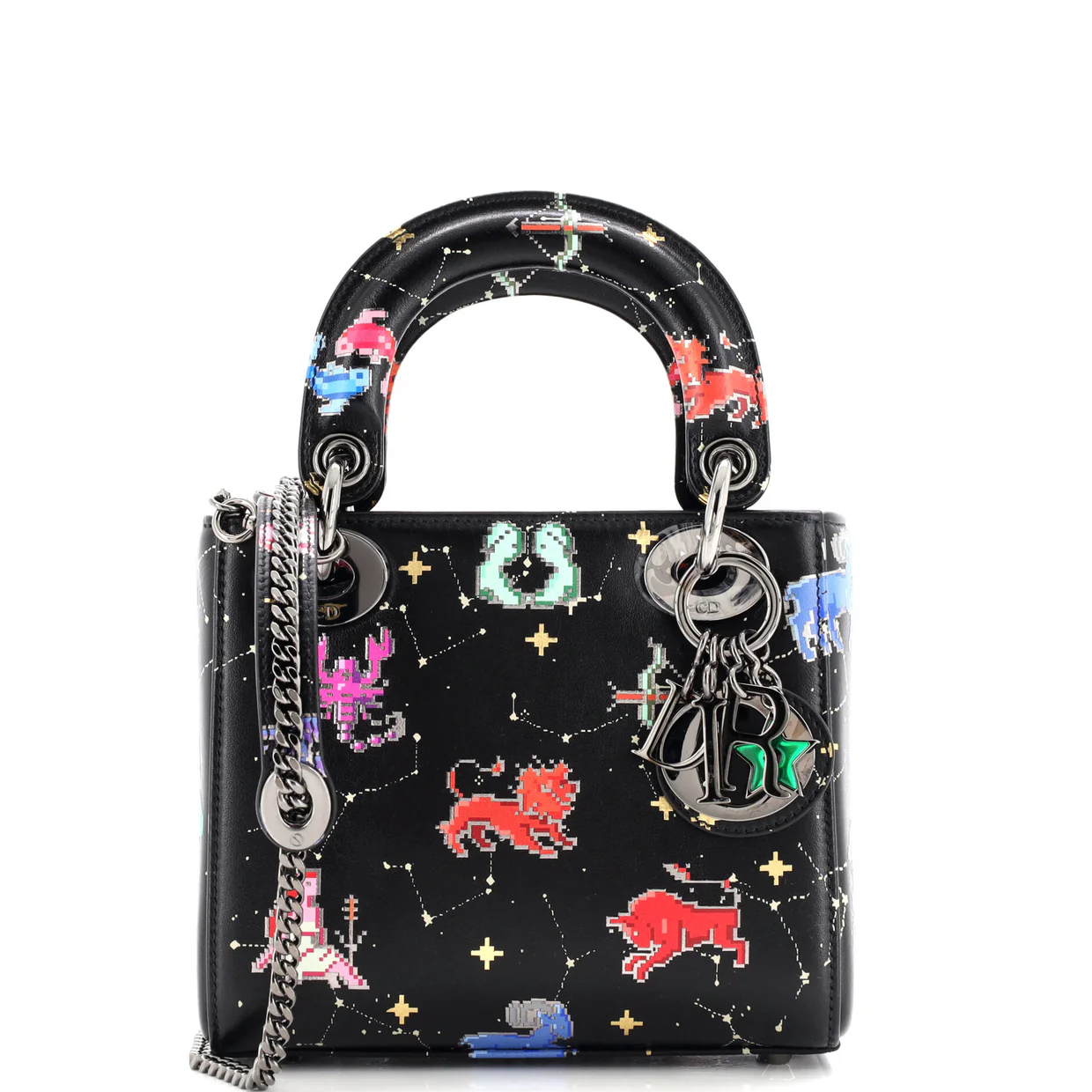 Lady Dior Bag Printed Leather Mini - Deep Luxury