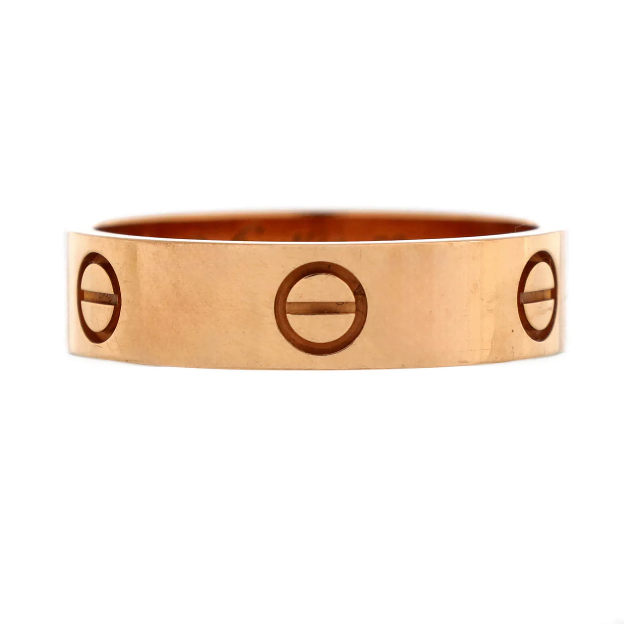 Love Band Ring 18K Rose Gold - Deep Luxury