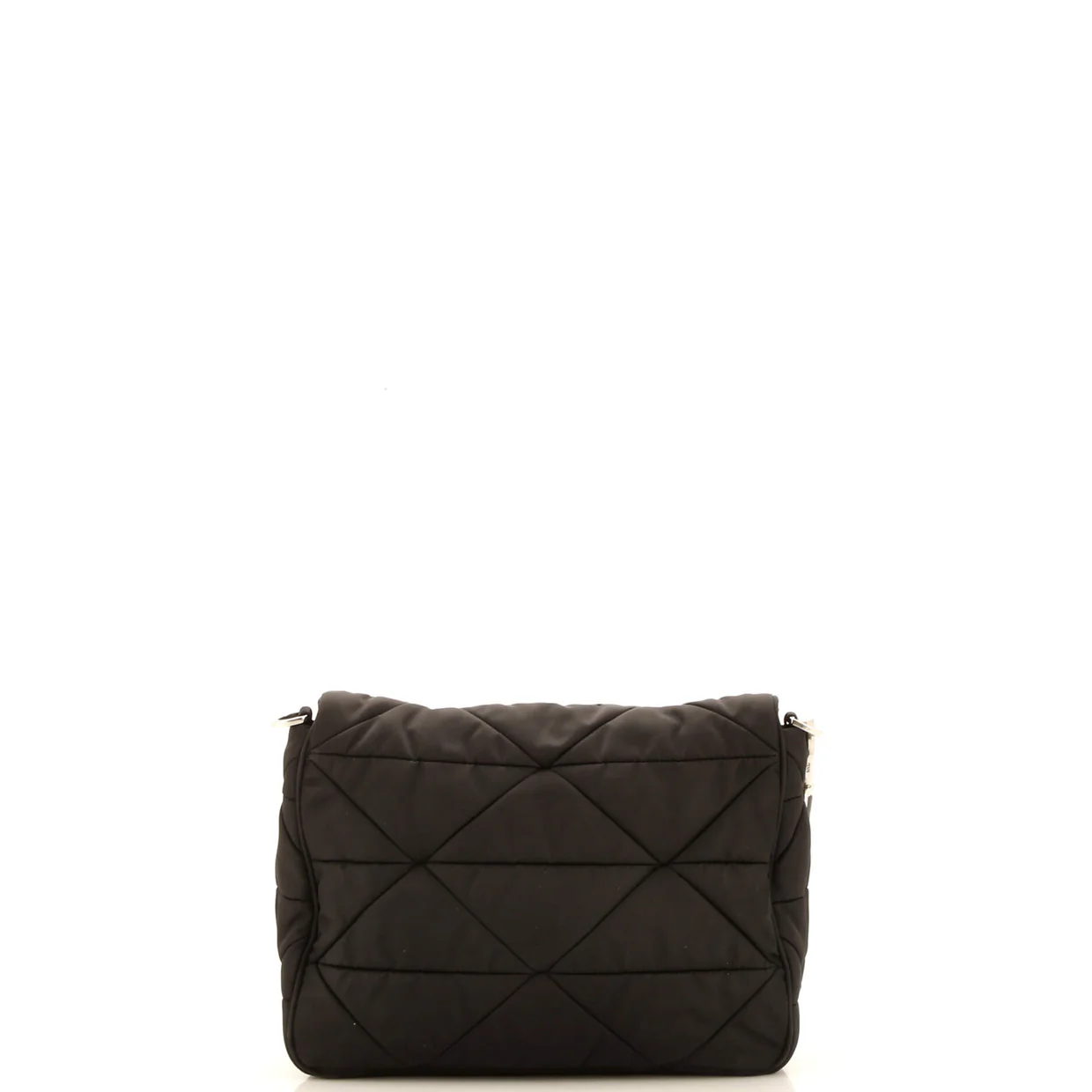Padded Flap Shoulder Bag Quilted Tessuto - Deep Luxury