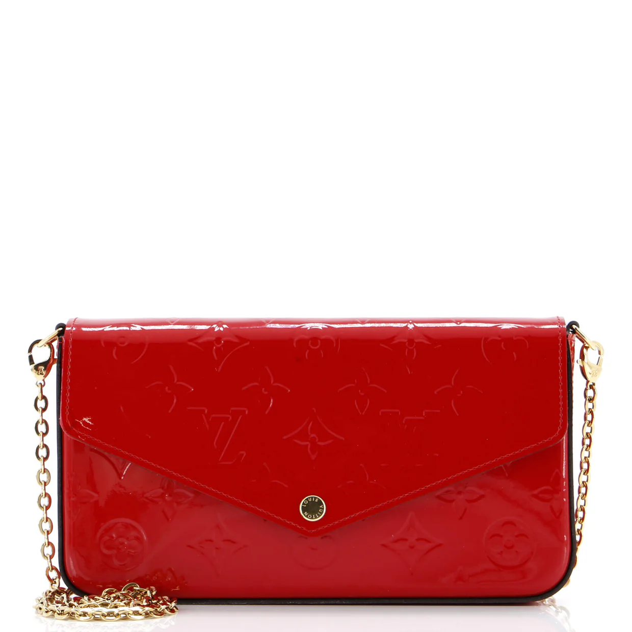 Felicie Pochette Monogram Vernis - Deep Luxury
