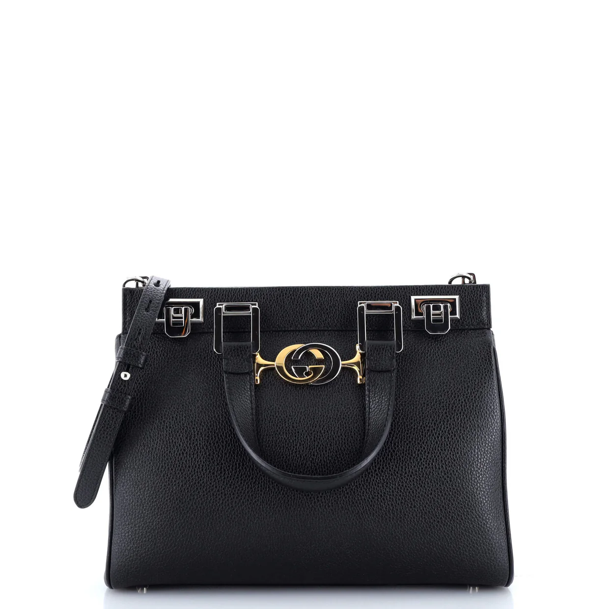 Zumi Top Handle Bag Leather Small - Deep Luxury