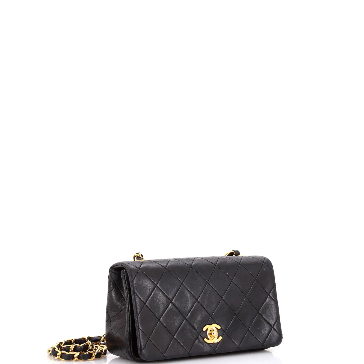 Vintage Full Flap Bag Quilted Lambskin Mini - Deep Luxury