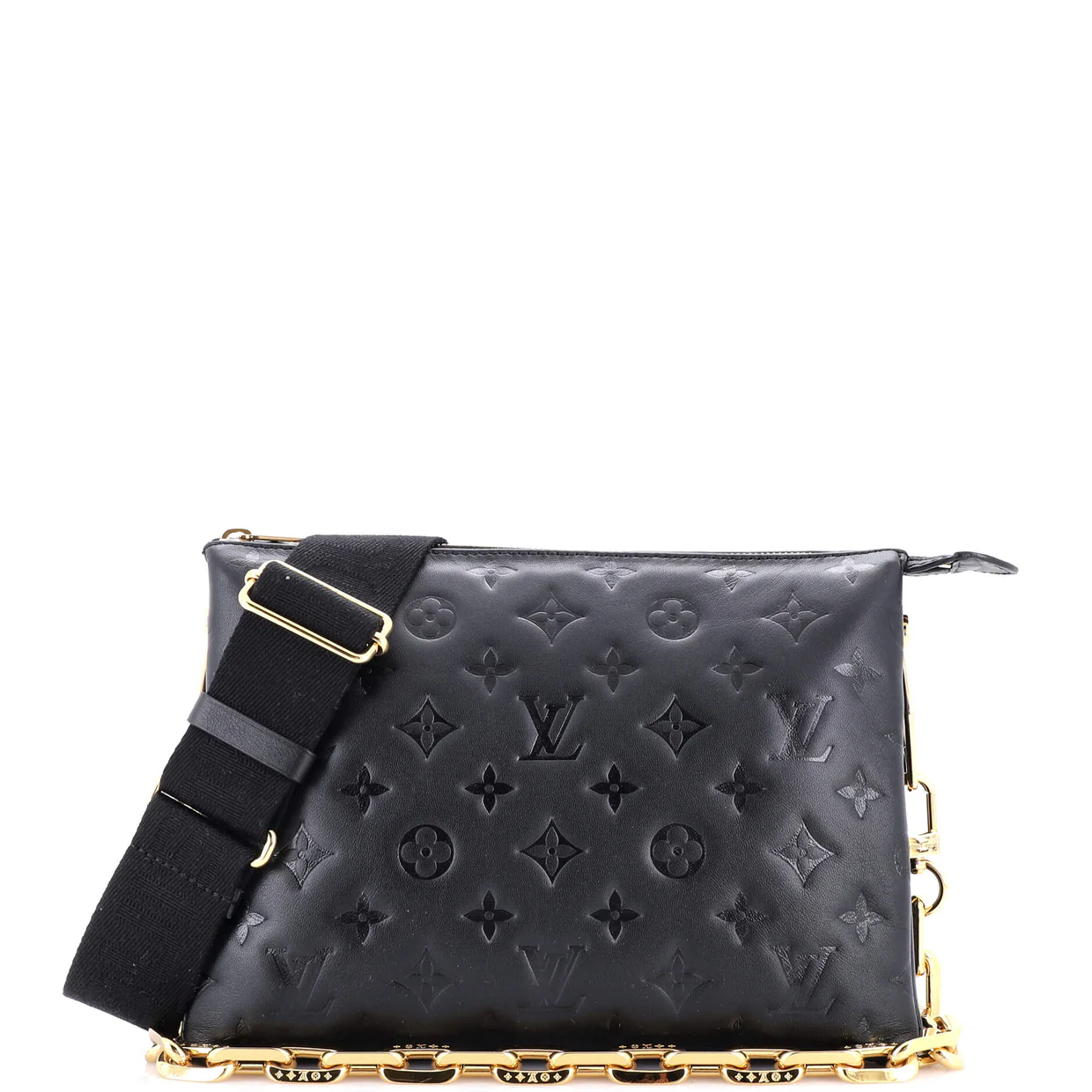 Coussin Bag Monogram Embossed Lambskin PM - Deep Luxury