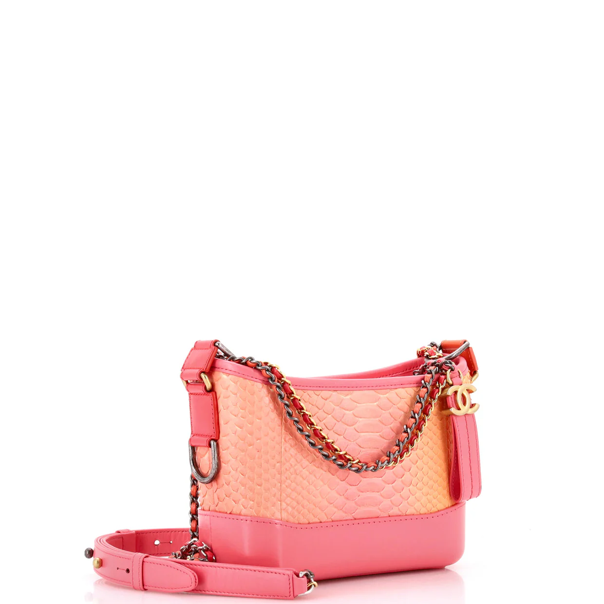 Gabrielle Hobo Python Small - Deep Luxury