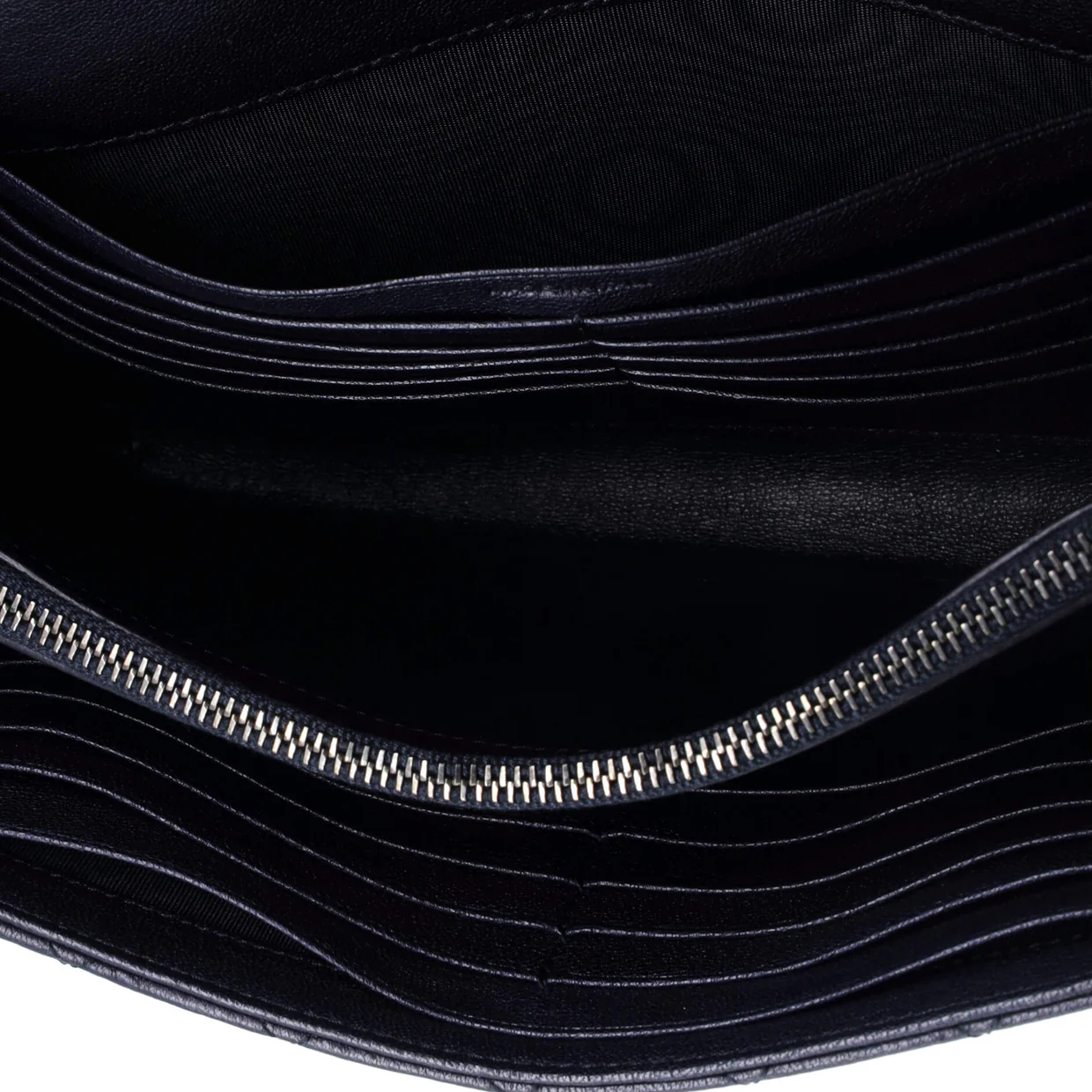 Classic Monogram Chain Wallet Mixed Matelasse Leather Medium - Deep Luxury