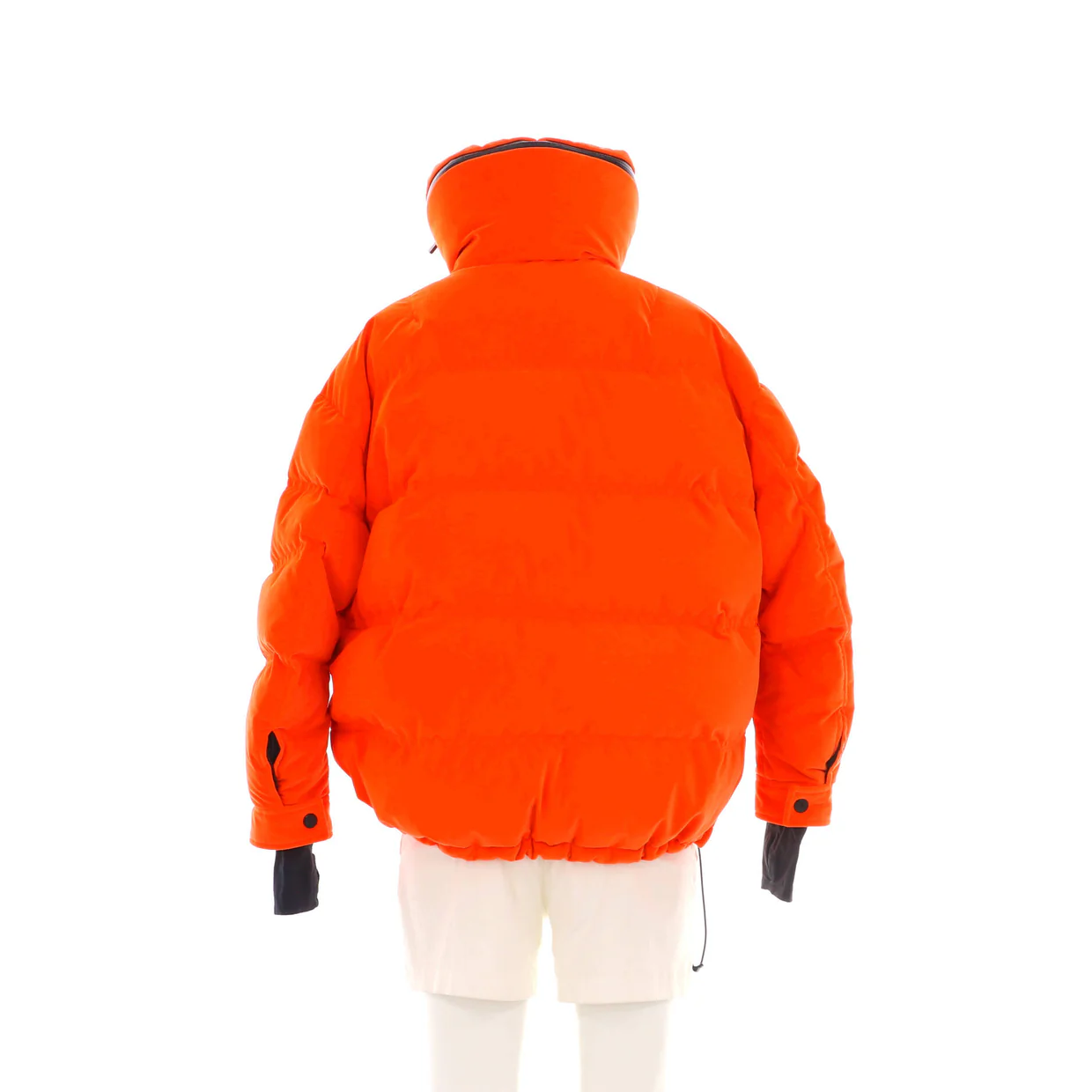 Women's Atena Hooded Puffer Jacket Quilted Velvet with Down - Deep Luxury