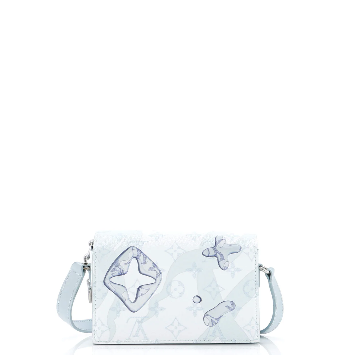 Steamer Wearable Wallet Limited Edition Aquagarden Monogram Canvas - Deep Luxury