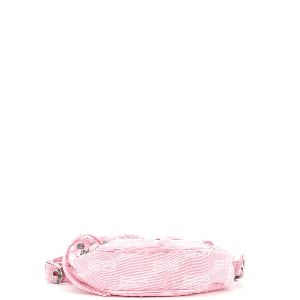 Le Cagole Giant Studs Shoulder Bag BB Denim XS - Deep Luxury