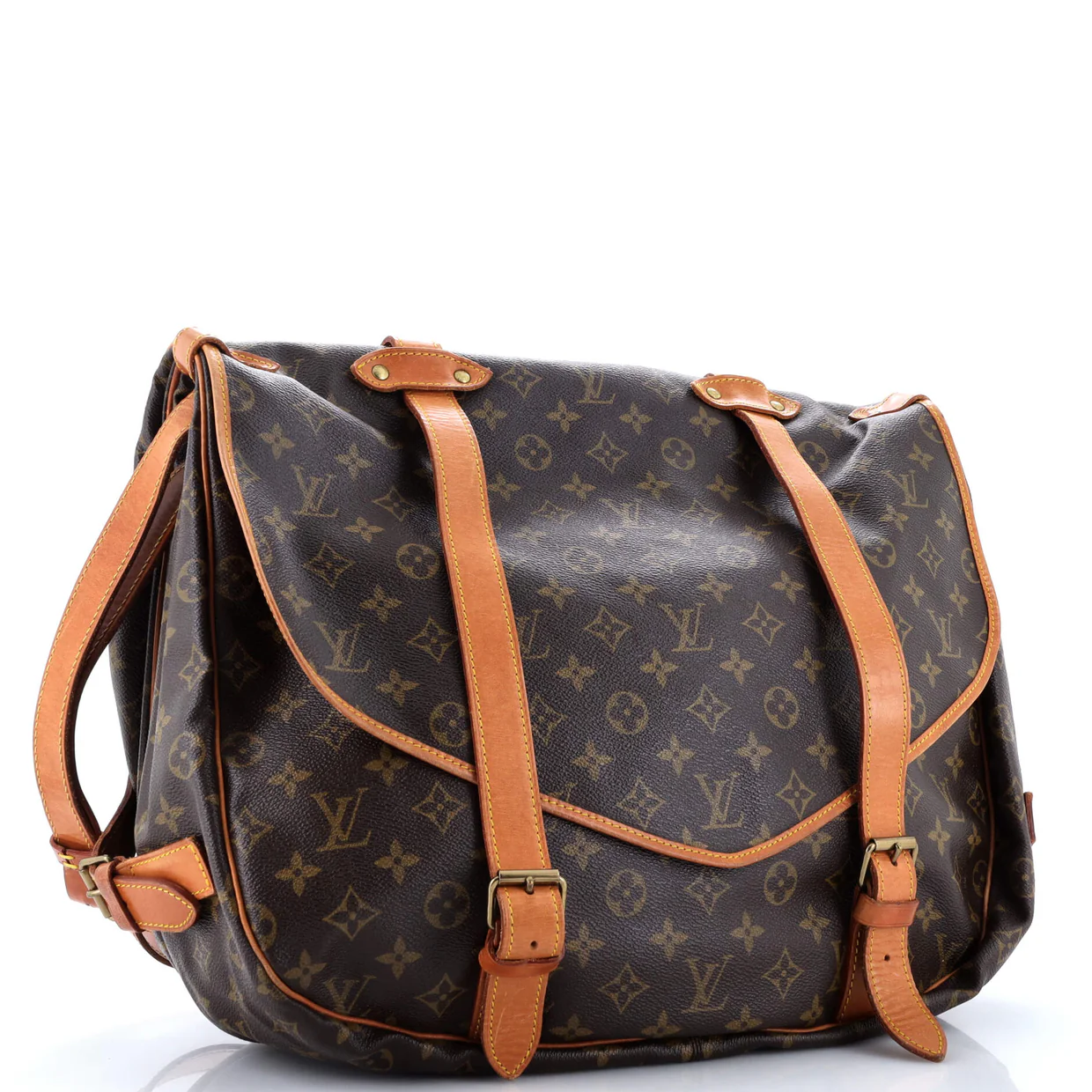 Saumur Handbag Monogram Canvas 43 - Deep Luxury