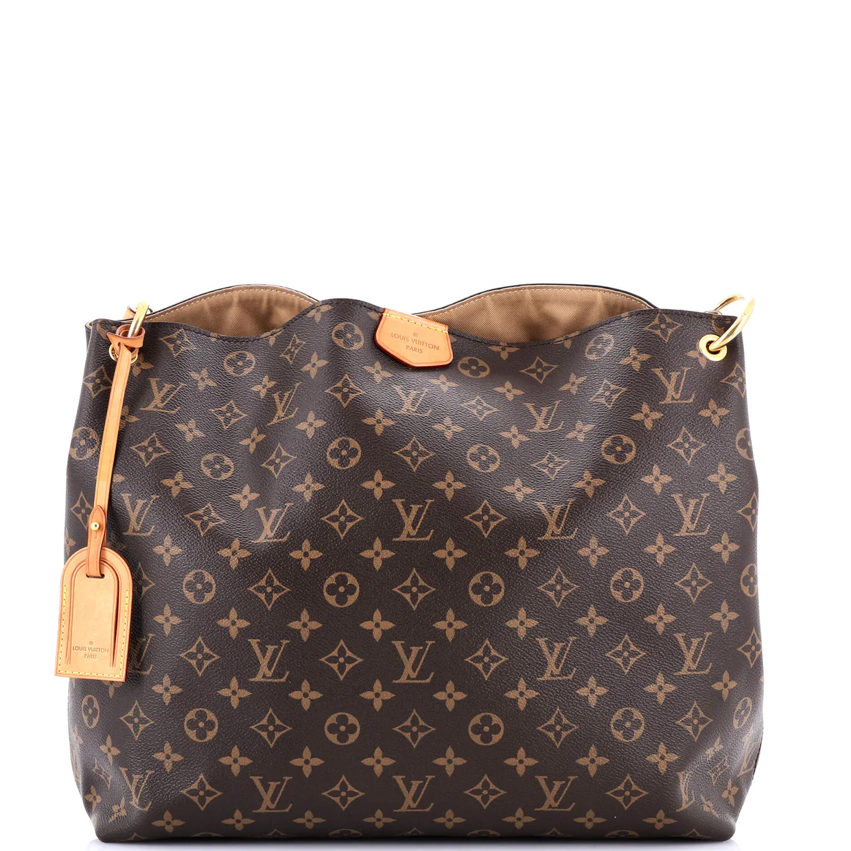 Graceful Handbag Monogram Canvas MM - Deep Luxury