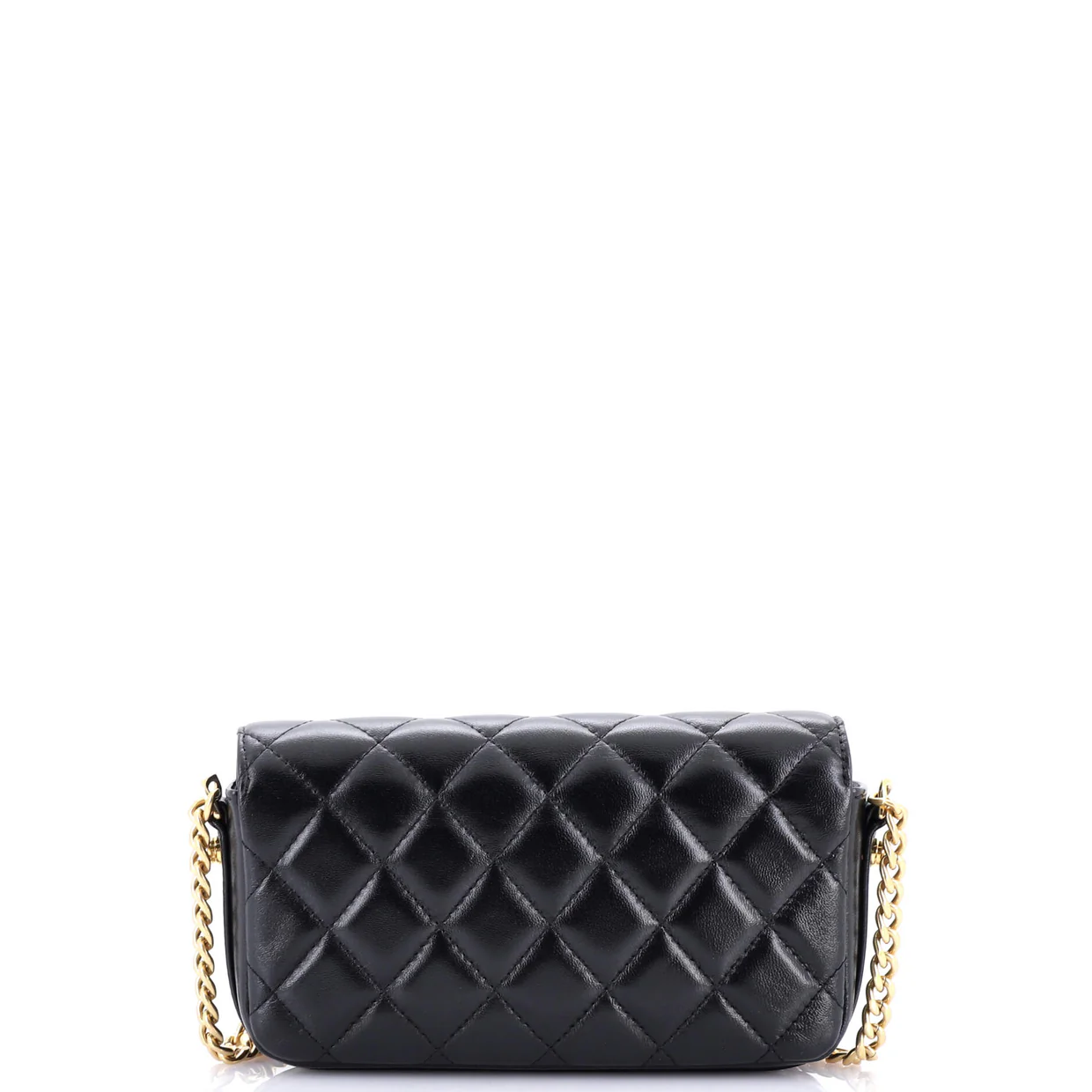 Giant CC Flap Baguette Bag Quilted Lambskin - Deep Luxury