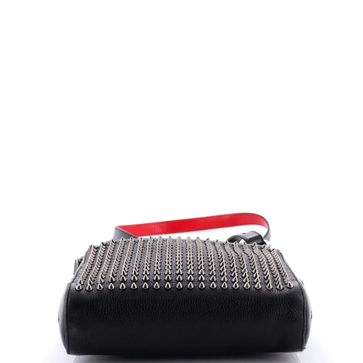 Benech Reporter Bag Spiked Leather Medium - Deep Luxury