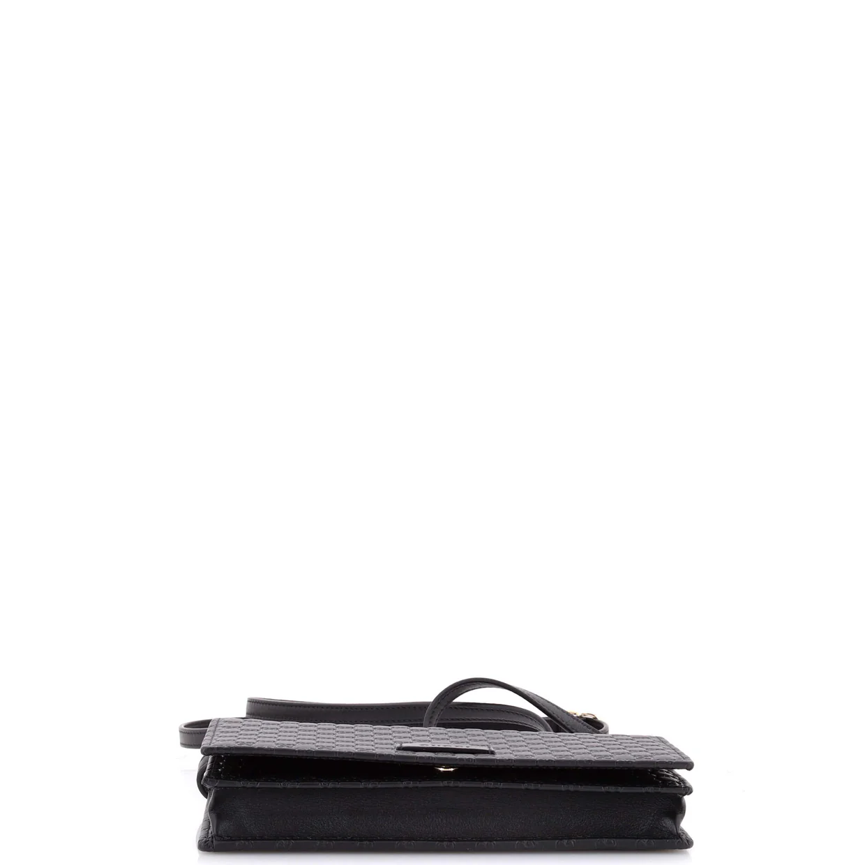 Wallet on Strap Microguccissima Leather - Deep Luxury