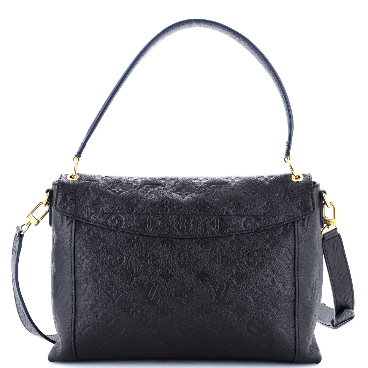 Blanche Handbag Monogram Empreinte Leather MM - Deep Luxury