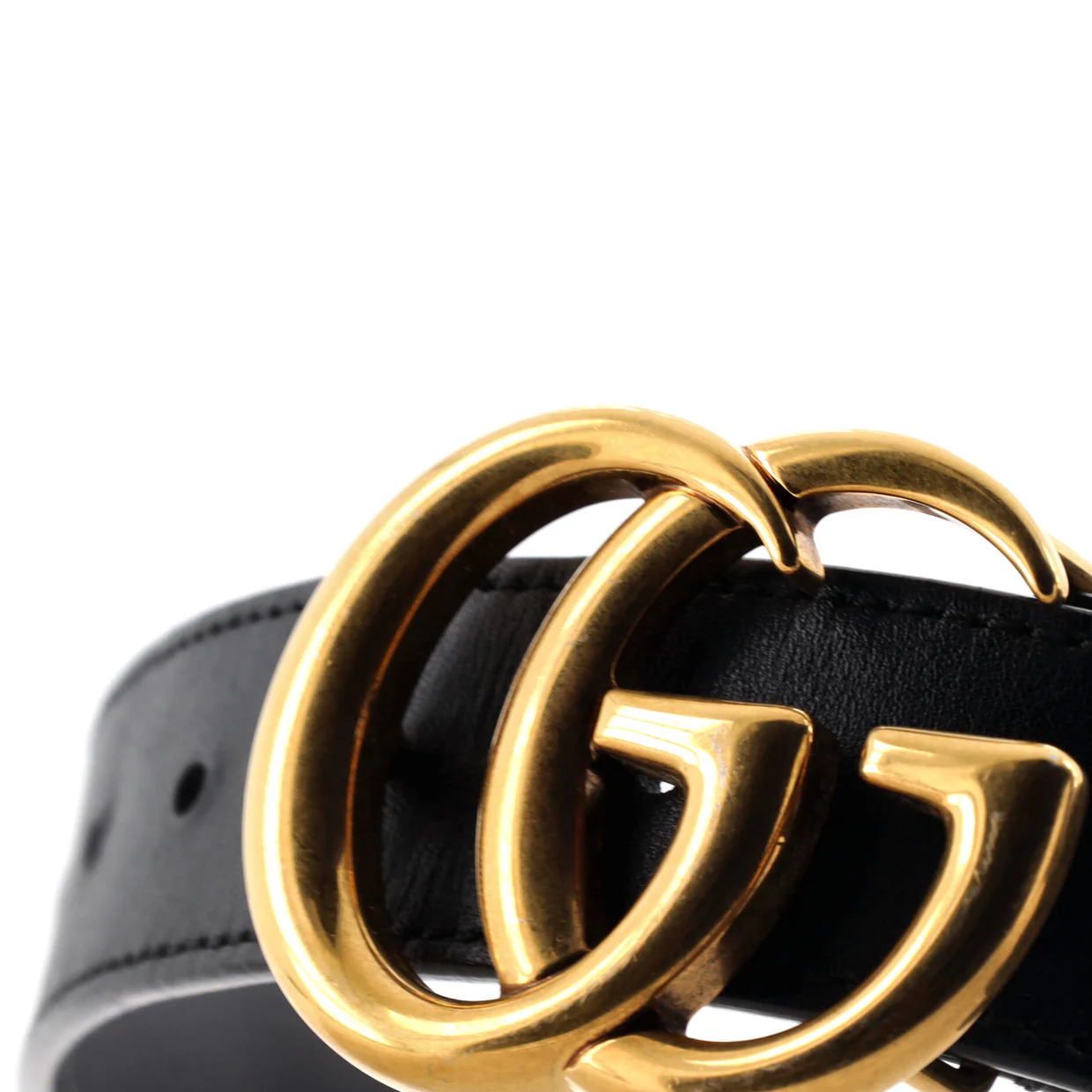 GG Marmont Belt Leather Medium 95 - Deep Luxury