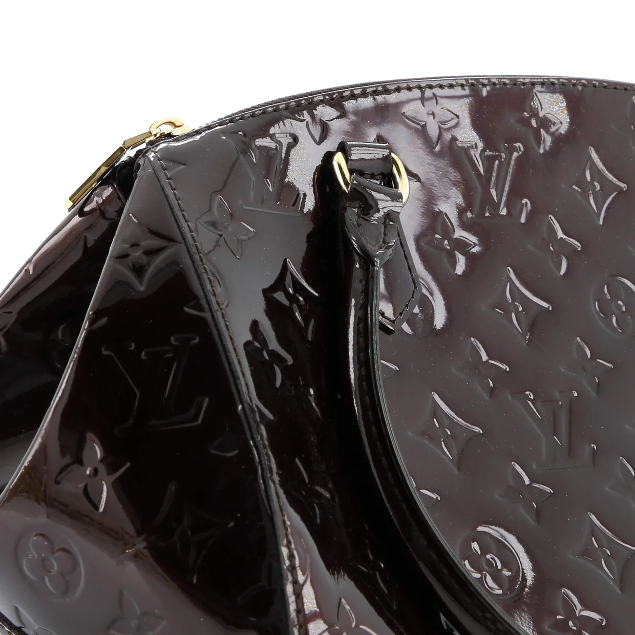 Sherwood Handbag Monogram Vernis GM - Deep Luxury