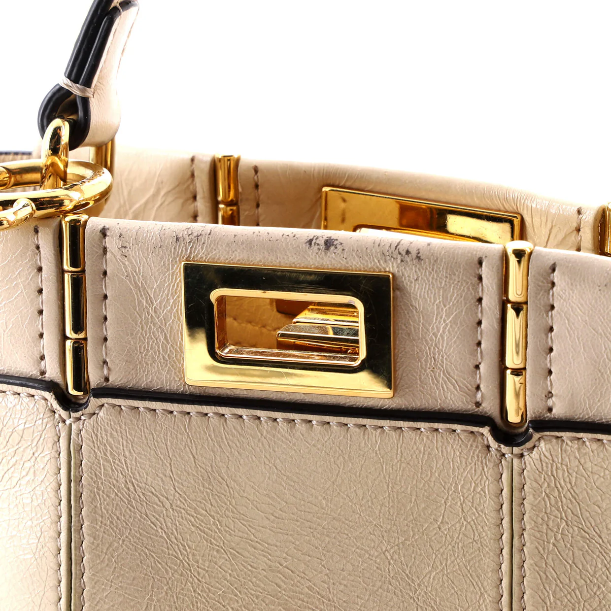 Peekaboo Iconic Bag Leather Mini - Deep Luxury