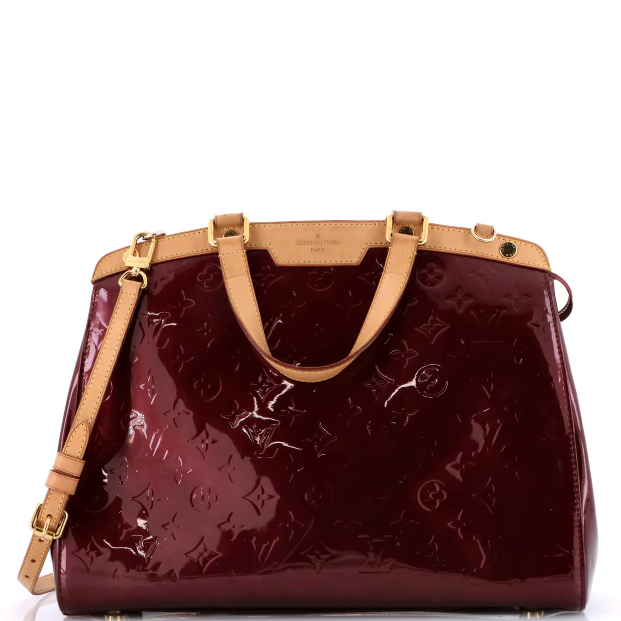Brea Handbag Monogram Vernis GM - Deep Luxury