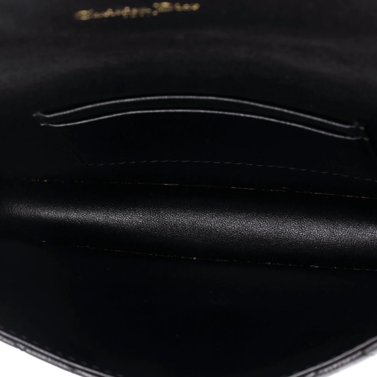 Caro Belt Pouch with Chain Cannage Quilt Calfskin - Deep Luxury